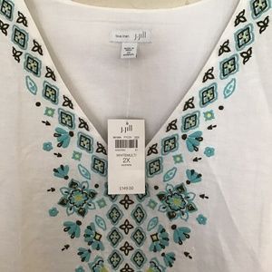 JJill Plus Size 2X Linen Dress